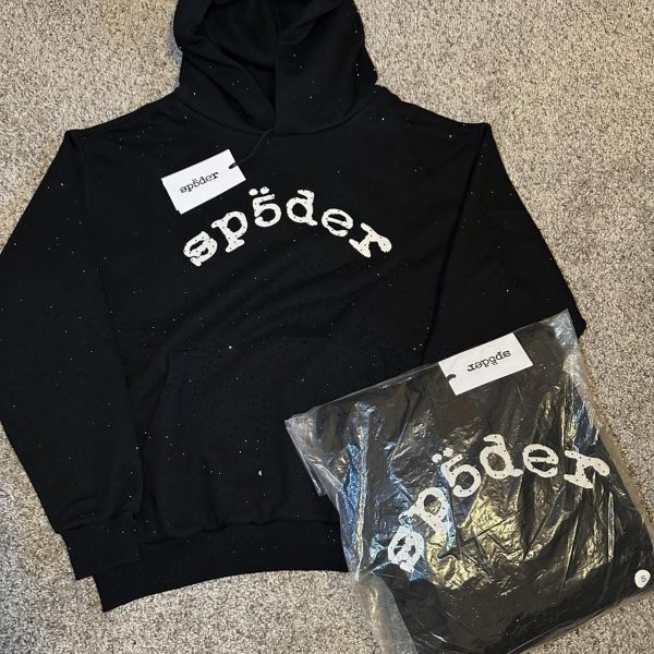 Spider Worldwide Men's Black Hoodie